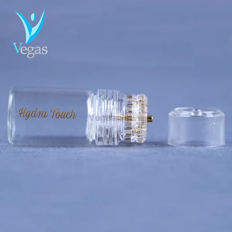 2021 hot selling  Aqua Gold Derma Stamp Titanium gold plated hydra needle stamp