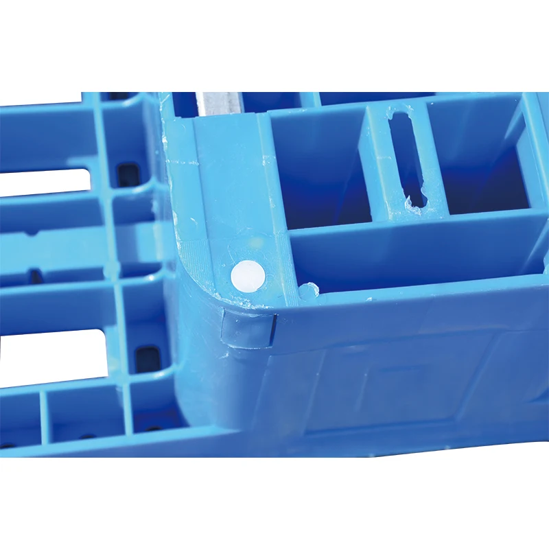 100*100*15 Cm/1150x1150mm 3 Runners Single Side Heavy Duty Nestable Stackable Plastic Pallet For Racking