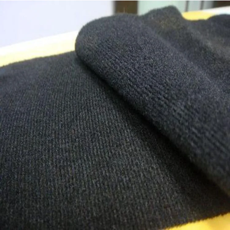 China manufacturer black white brushed fabric hook/loop fastener strap