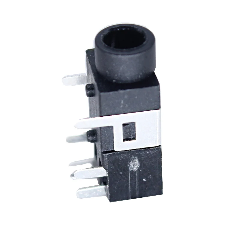 Angle  90 Degree Stereo Connector Audio 3.5mm 7 Pin Phone Jack For Male Plug Solder Headphone Jack Audio Adapter Connector