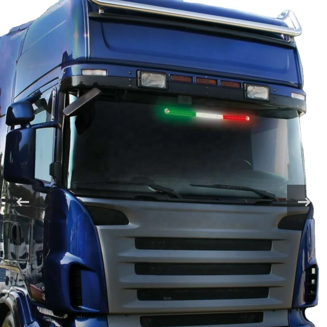 green red portugal flag colors strip car led bar the same color as the portugal country flags auto accessories