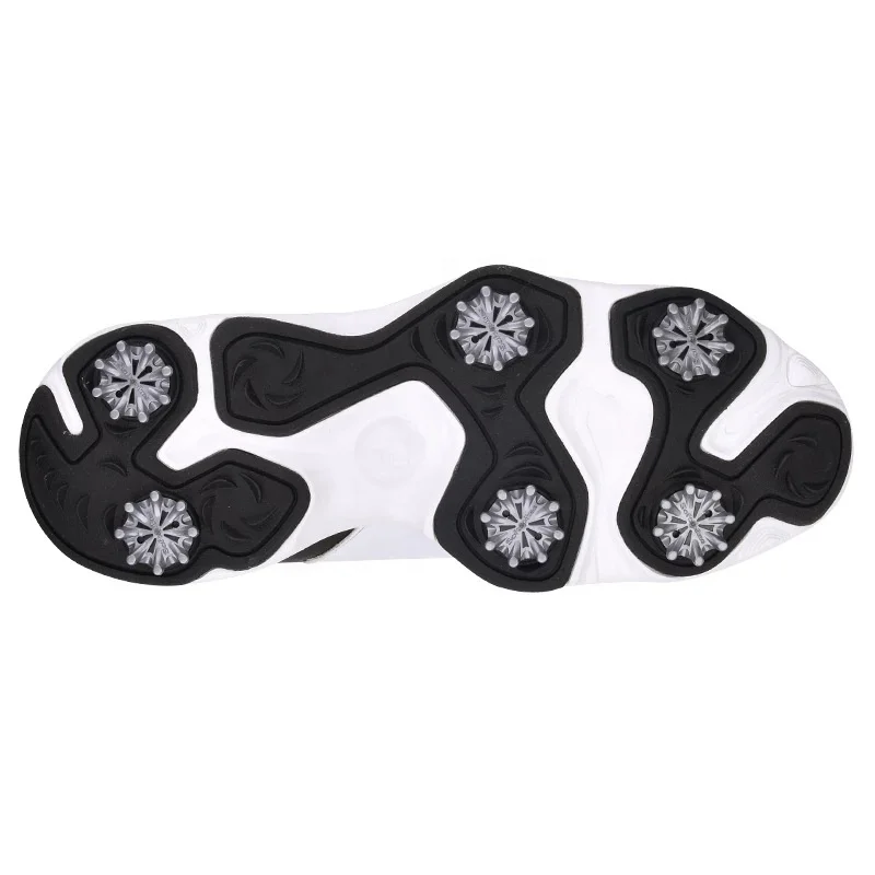 Golf Shoes Soft Spikes Fast Twist Shoe Spikes Replacement Set Golf Shoe Nail Slotted Clip Grey Golf Cleats