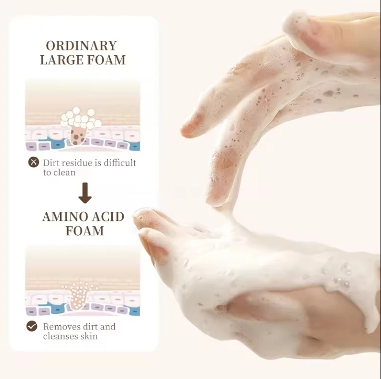 550ml Amino Acid Shower Gel Body Wash Wholesale Natural Plant Perfume Shower Gel Private Label Moisturizing Skin Care Shower Gel