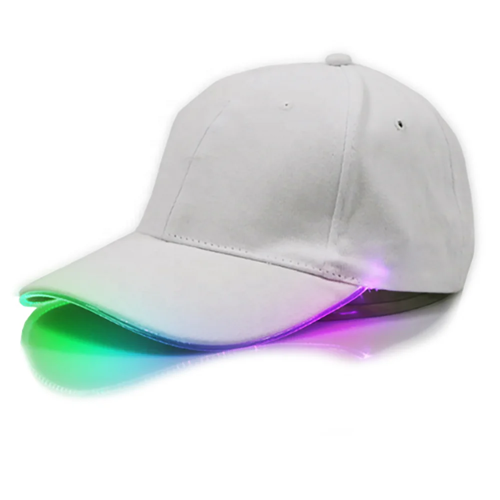 Sell well white pride led light baseball cap