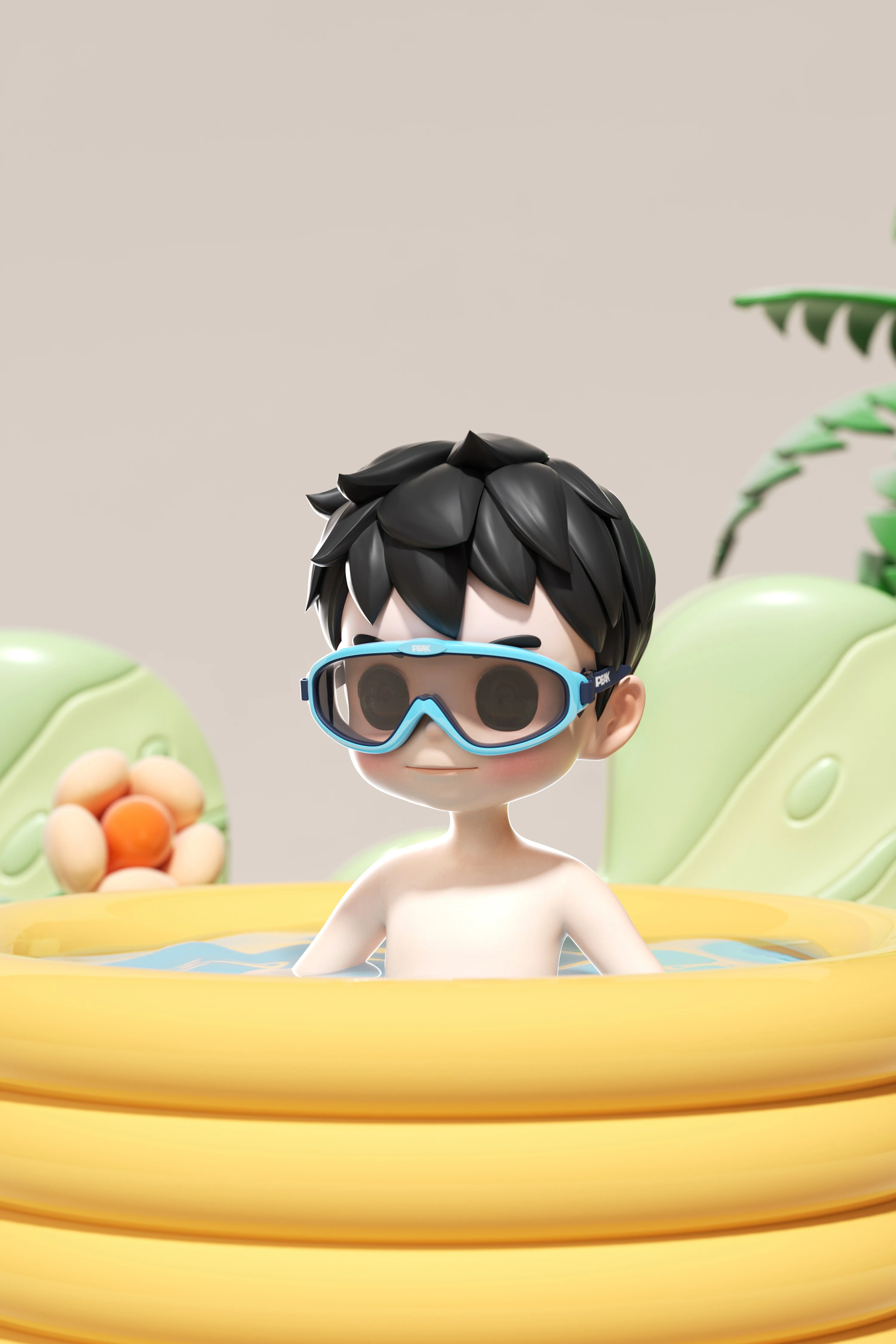 Kids Wide Vision  Swim Goggles Rainbow Coating Swimming Glass for Sports Anti-fog  No Leak Silicone Swim Goggle