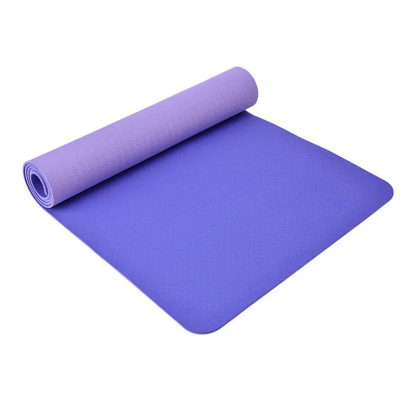 Amilerui 6mm Home Use Pilates Mat Non Slip Yoga Exercise Equipment Yoga Mat Eco Friendly Tpe Yoga Mat