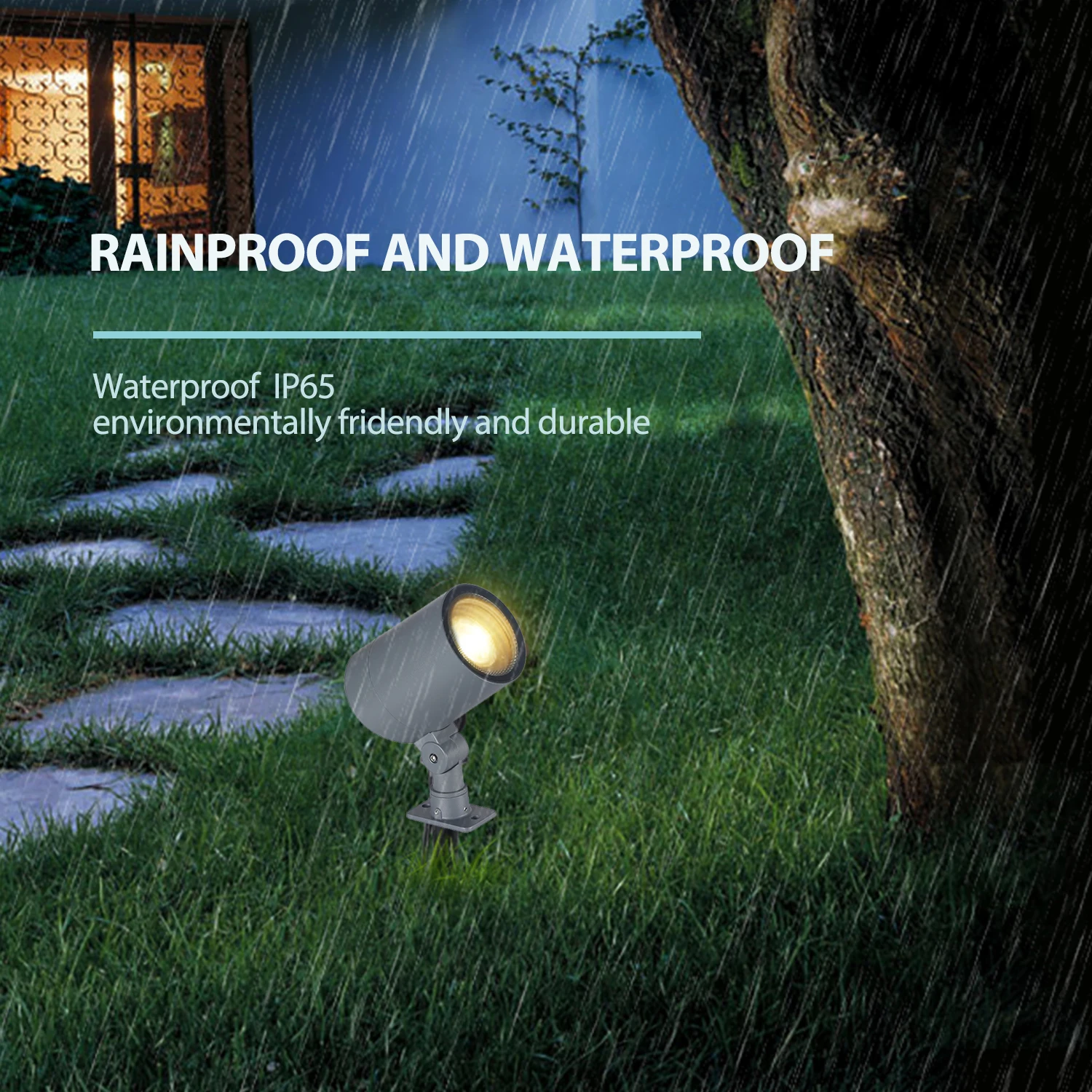 Outdoor waterproof cheap IP 65 20w 30w rgb rgbw 12v rgb cob spot reflector flood light with stand