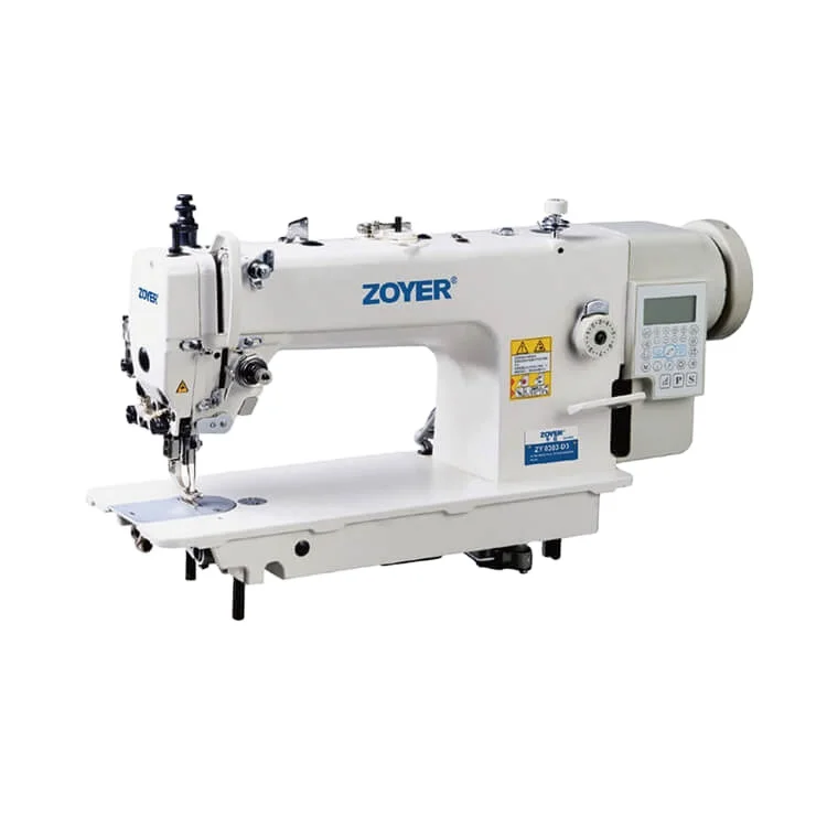 ZY0303-D4 zoyer кожа с прямым приводом heavy duty топ нижней корма швейная машина фунцкией шитья закрытых стежков шагающая прижимная