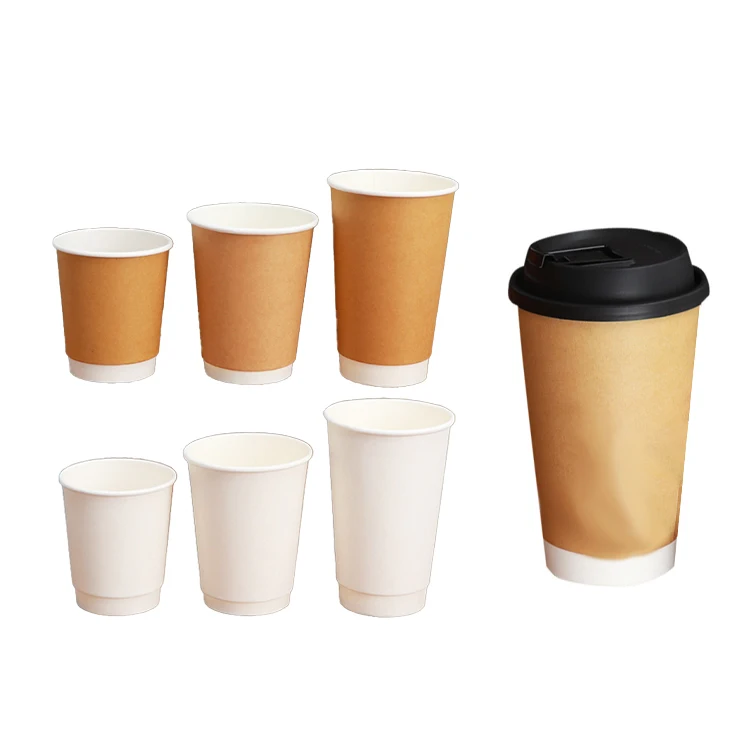 New Products Wholesale Custom 8 14 16 Oz Coffee Cups Takeaway Coffee Cups Disposable Paper Coffee Cups With Lids