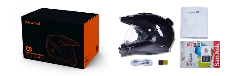  Умный мотоциклетный шлем Airwheel C8 для
