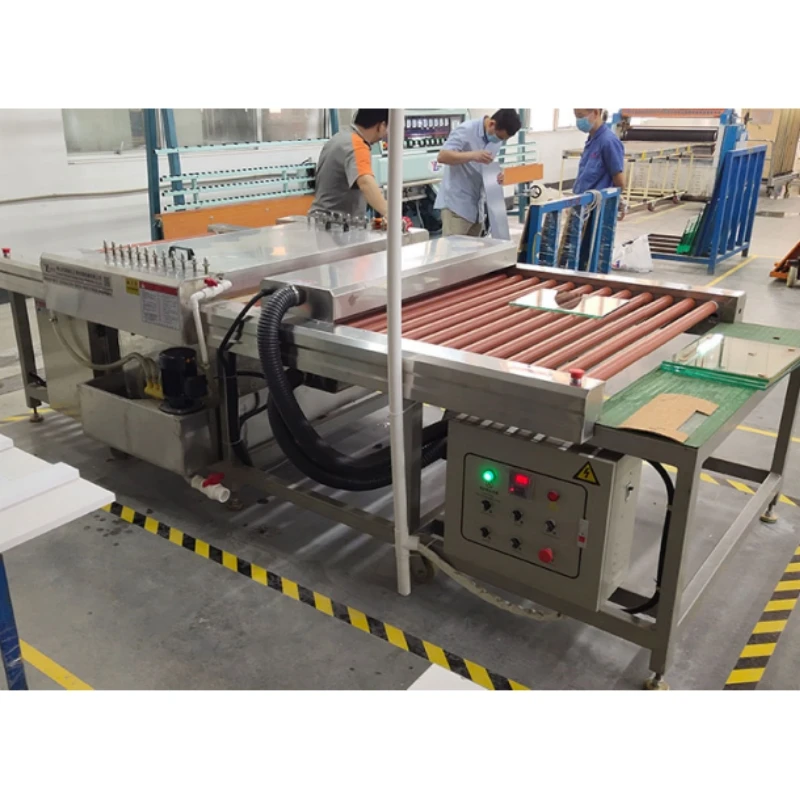 Hot sale glass washing machine with low price tempered glass washer and dryer mini mirror glass washing machine