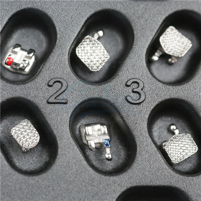 + Guber Dental Consumables Professional Orthodontic Brackets 018 022 Mini Roth / M-B-T / Edgewise Metal Braces