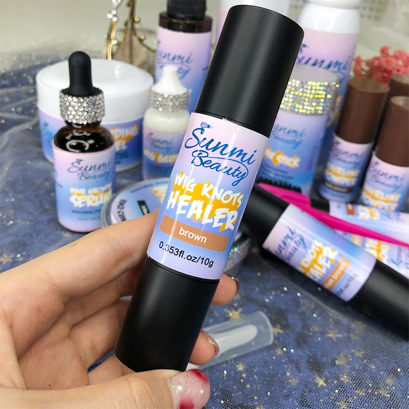 Best Selling Private Label Hair Mousse Lace Tint Hair Growth oil Glue Remover Lace Wig Glue Spray Wigs Install Kit