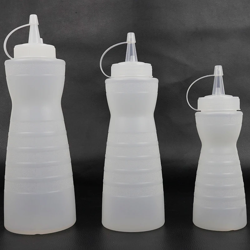 8oz / 12oz / 16oz / 24oz / 32oz Sauce Squeeze Bottles Cheap Plastic Squeeze Sauce Bottles
