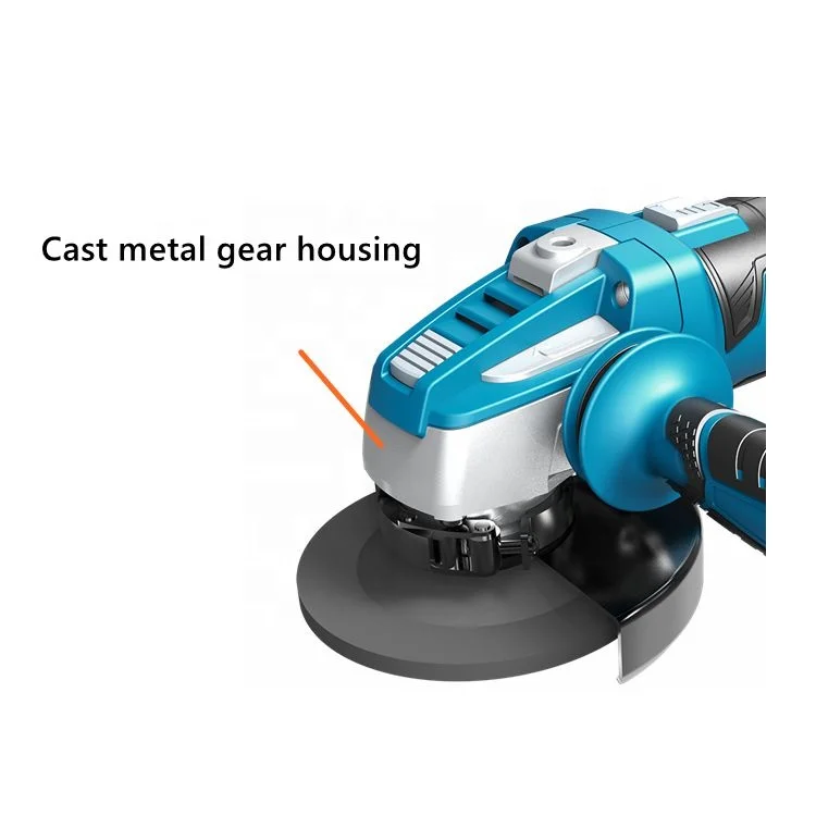 С возможностью работы как от сети, так и от аккумулятора 18V литий-ионный Тип/ионно-литиевая аккумуляторная батарея аккумуляторная угловая шлифовальная машина с мягкой ручкой AG-L0118-2T