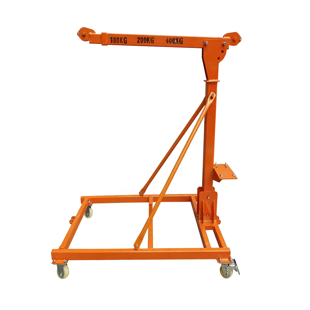 Newly Designed 500kg Mobile Portable Workshop Handling Crane Small Crane With Wheels