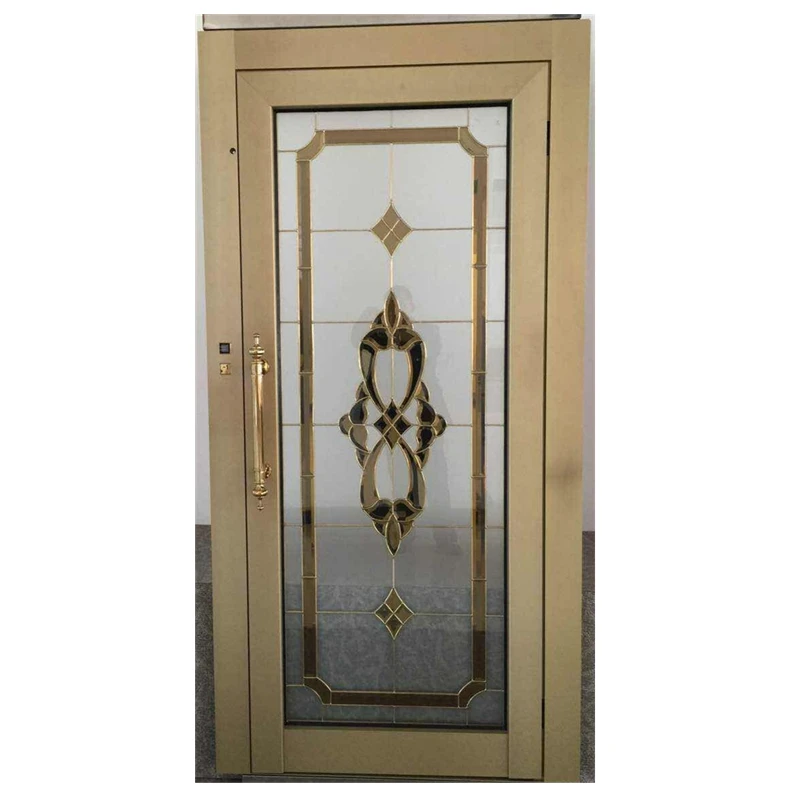 Zowee swing door for elevator aluminum manual doors for elevator customs elevator door
