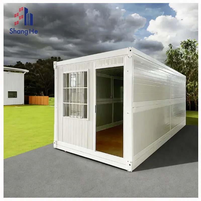 SH factory custom 3 4 bedroom prefab single room suite container homes 40ft luxury prefabricated folding container house