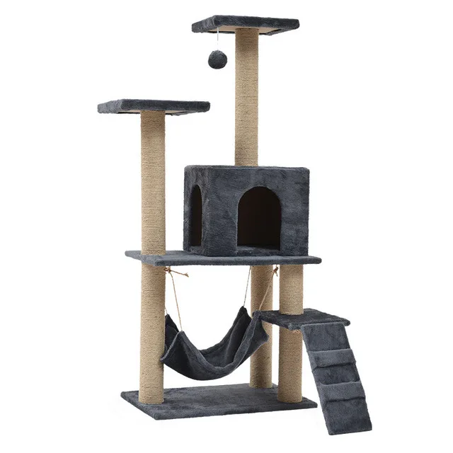 Wholesale Multi Color  Tree House,Cat Scratching Tree,Climbing Wooden Cat Furniture