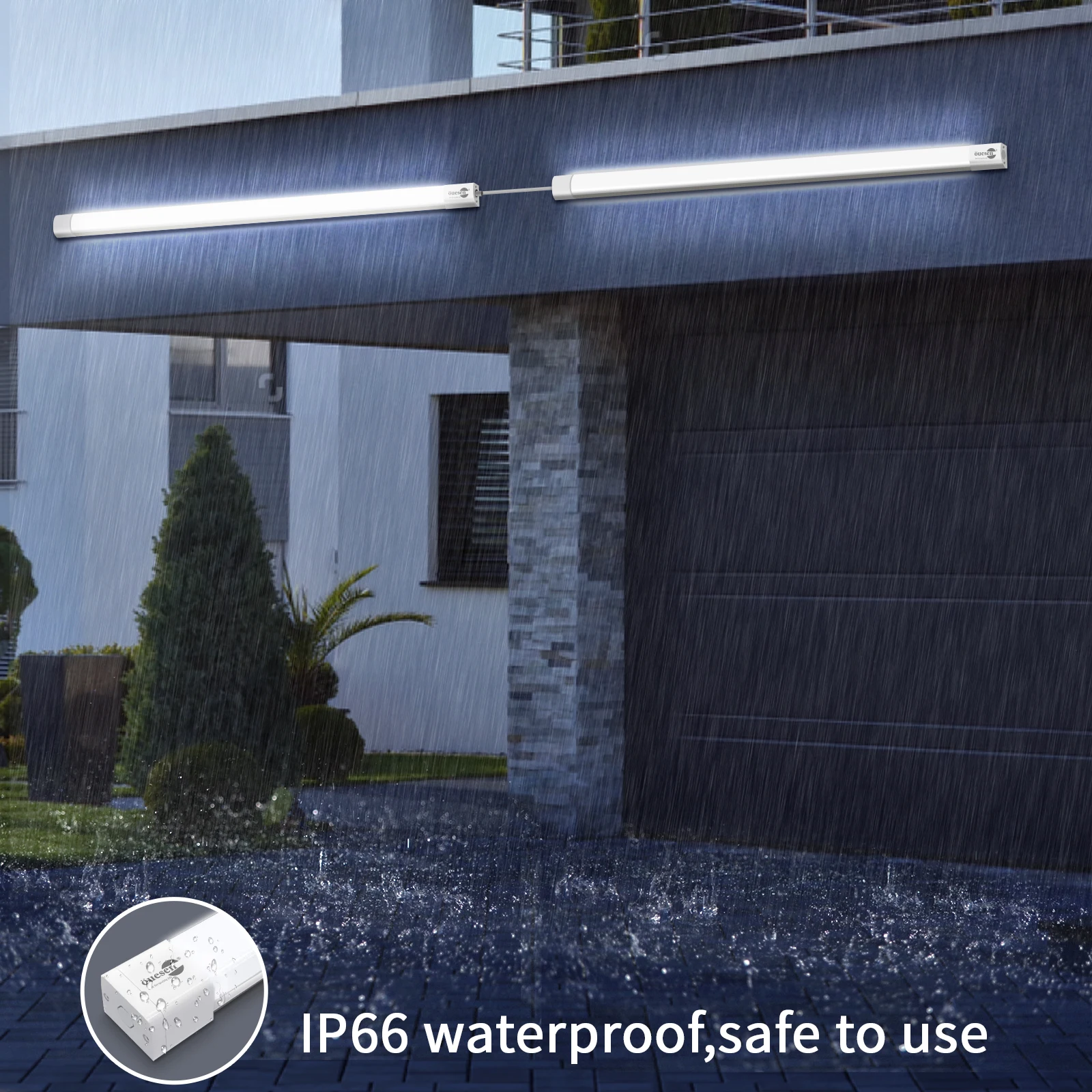 Hot Selling 4ft Housing Industrial Triproof Light 36W IP66 Waterproof Linear Lights LED Garage Batten Tube Lamps