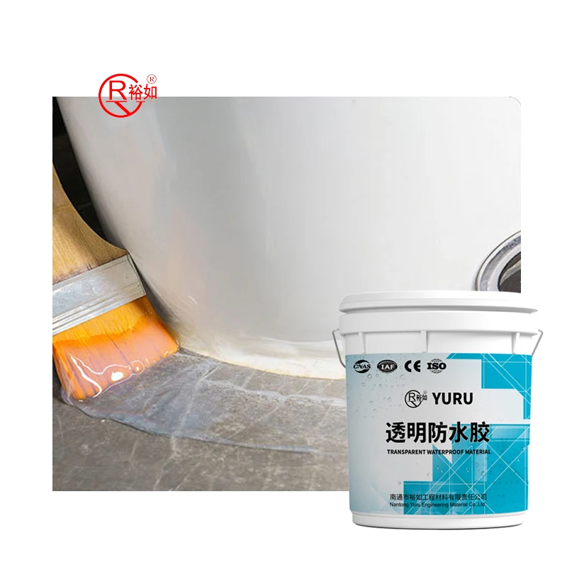 Yu Ru Roof Repairs Wall Paint Waterproofing Coating Transparent Waterproofing Glue