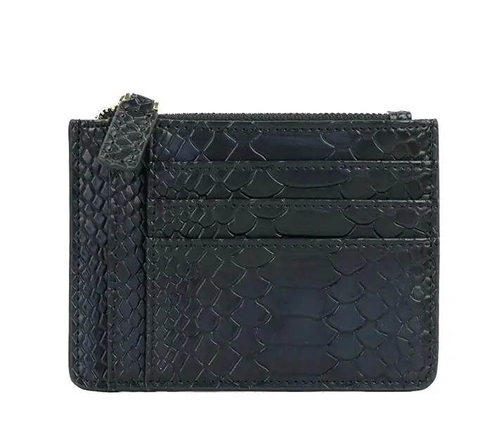 Wholesale pattern card holders wallet men women genuine leather card holder