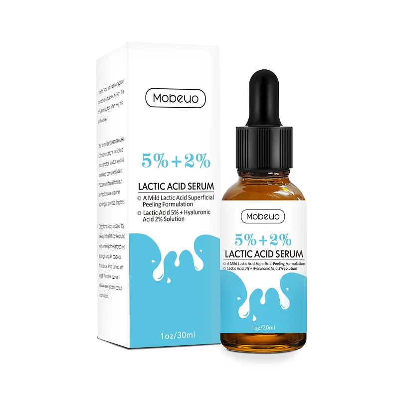 Wholesale Natural glycolic peel serum Whitening and Brightening Facial SerumGlycolic Lactic Acid facial Serum