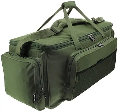 XXL Green Carp Fishing Tackle Bag Holdall 909L Insulated Bag