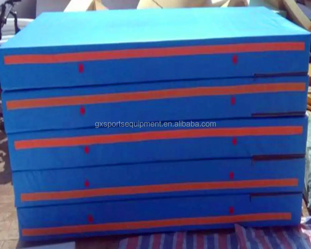 Multi-Purpose Fitness Mat Folding Gymnastics Mats Leather Gymnastics Mat For Sit Up Training
