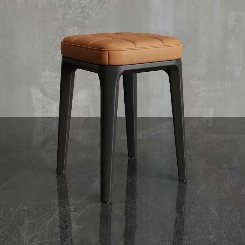 hot sale low price household light luxury modern soft chair minimalist dining chair colorful restaurant stackable stool