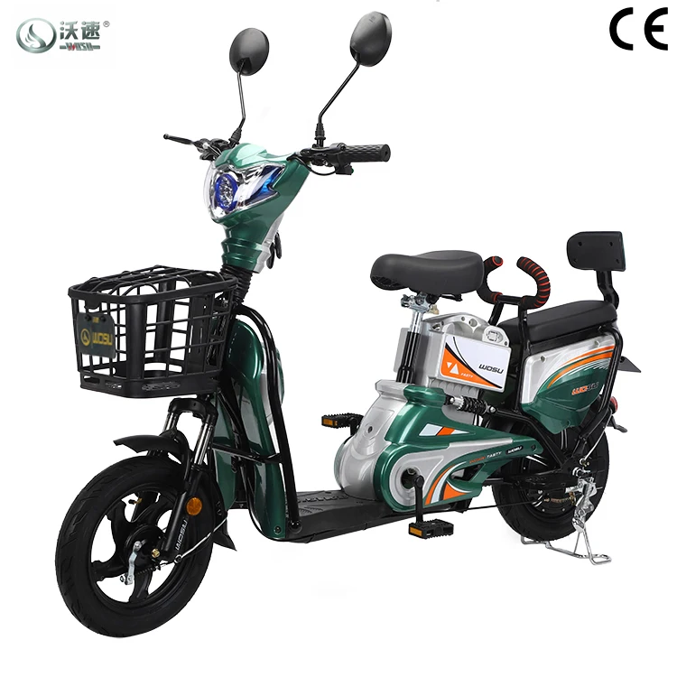 350w Brushless Motor Bright Headlights Powerful Battery Life Electric Carbon Bicycle
