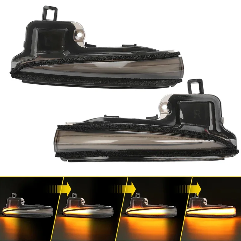 Spedking LED Side Mirrors, Sequential Dynamic Turn Signal Lights for Toyota tacoma 2016-2020 4runner 14-2020 RAV4 2019-2020