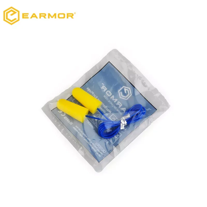 EARMOR M03  MaxDefense Ear Plugs With Cable Personal Protective In-Ear Earplugs Noise Canceling  Ear plugs