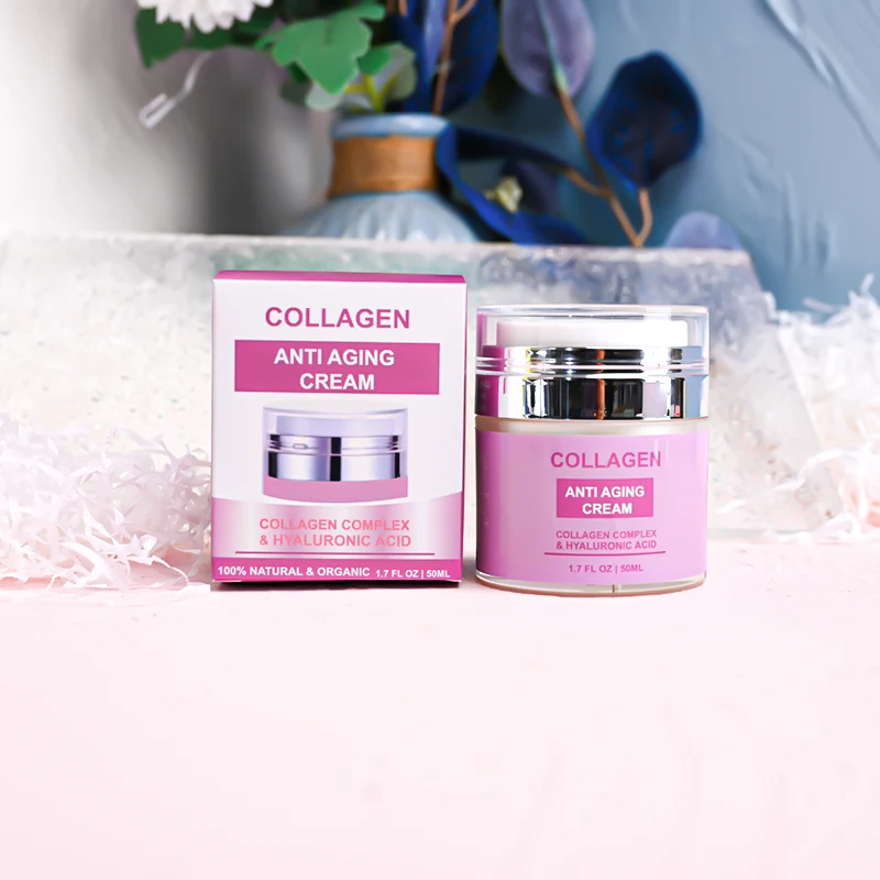 AiXin Private Label 50ML Whitening Moisturizer Face Cream Anti Aging Anti Wrinkles Smooth Skin Collagen Cream  For Face