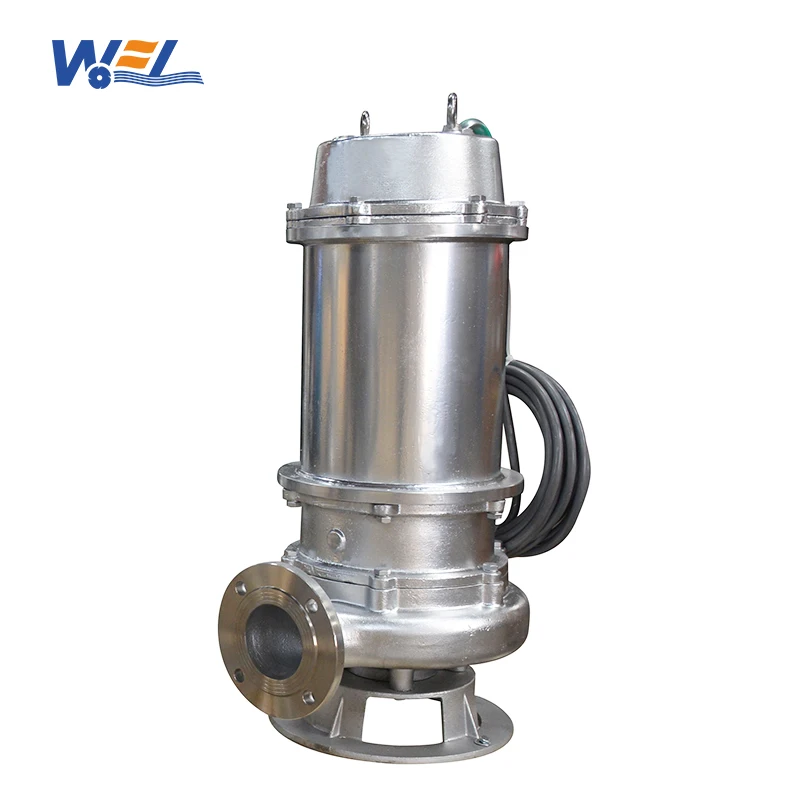 Commercial electric 25hp sewerage submersible pumps vertical dewatering stainless steel sewage pump for dirty water