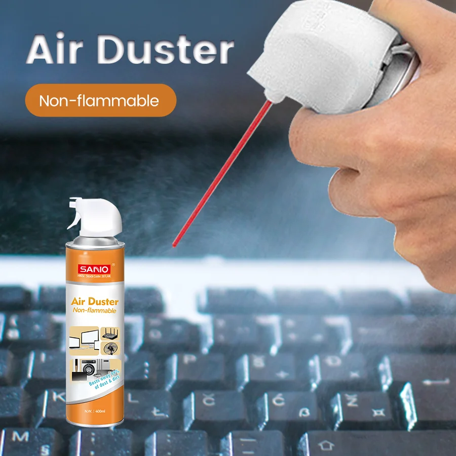 Sanvo Dust Remover R152a/R134a Air Duster&Compressed Gas Duster for Office Equipment