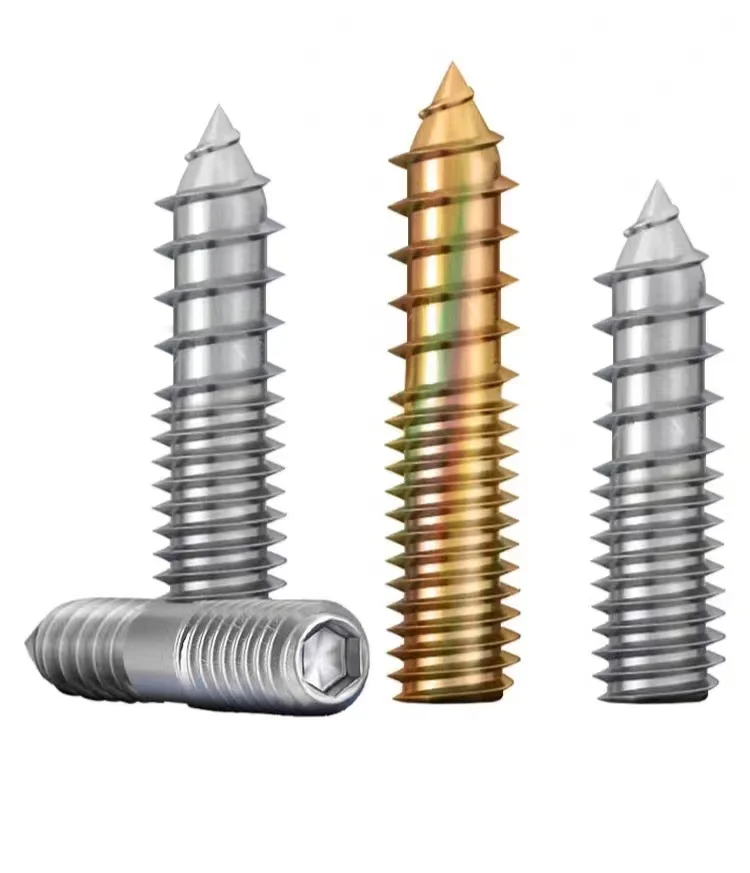 Hot selling Conor zinc double head dental wood screws M4 M6 M8 M10 stainless steel Self tapping furniture screws