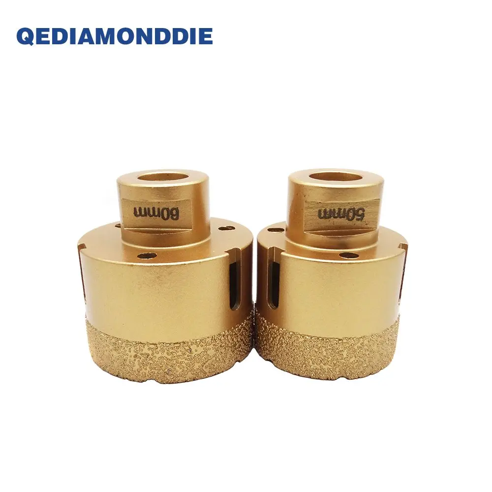 M14 Thread Diamond Core Drill Bit Vacuum Brazed Diamond Drill Bit For Glass Ceramic Porcelain Tile Drilling