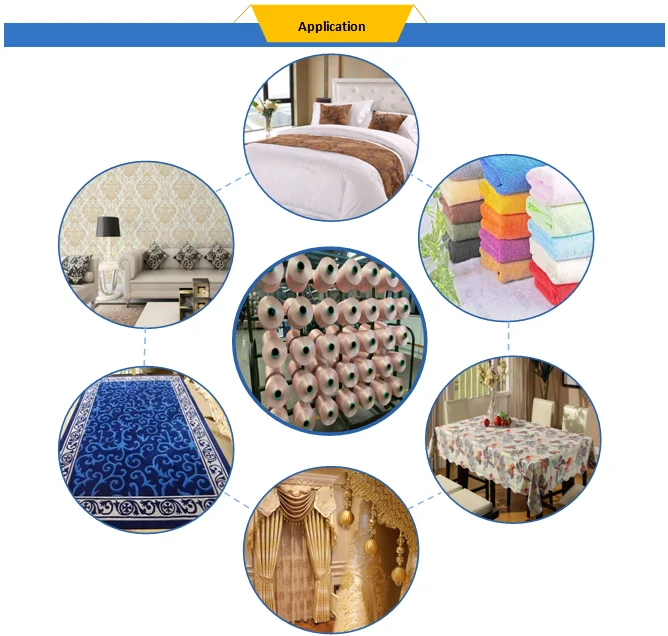 150 полиэфирная трикотажная пряжа denier dty 75D 150D 300D полутусклый с NIM SIM He intermingle