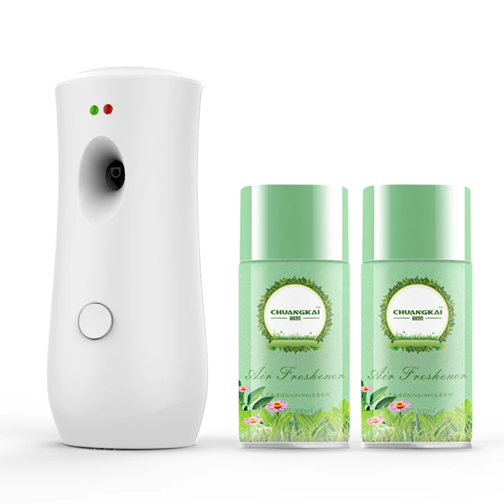 Bulk Battery Operated Wall Mounted 300ml Automatic Aerosol Air Freshener for Home Hotel Office