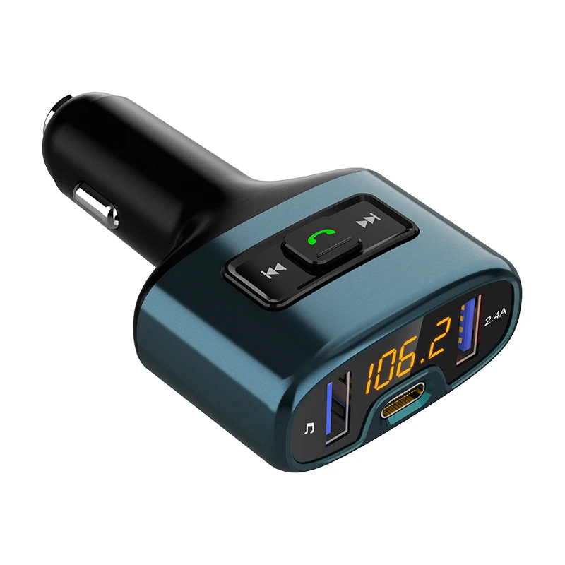 
New Design wireless In Car Bluetooth Fm Transmitter Mp3 