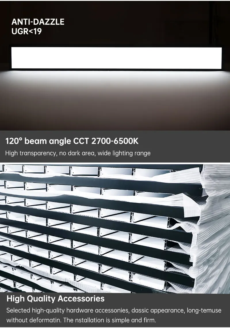 Black iron hang pendant lamp linear light suspension linear led pendant light tube modern pendant light for dining room home