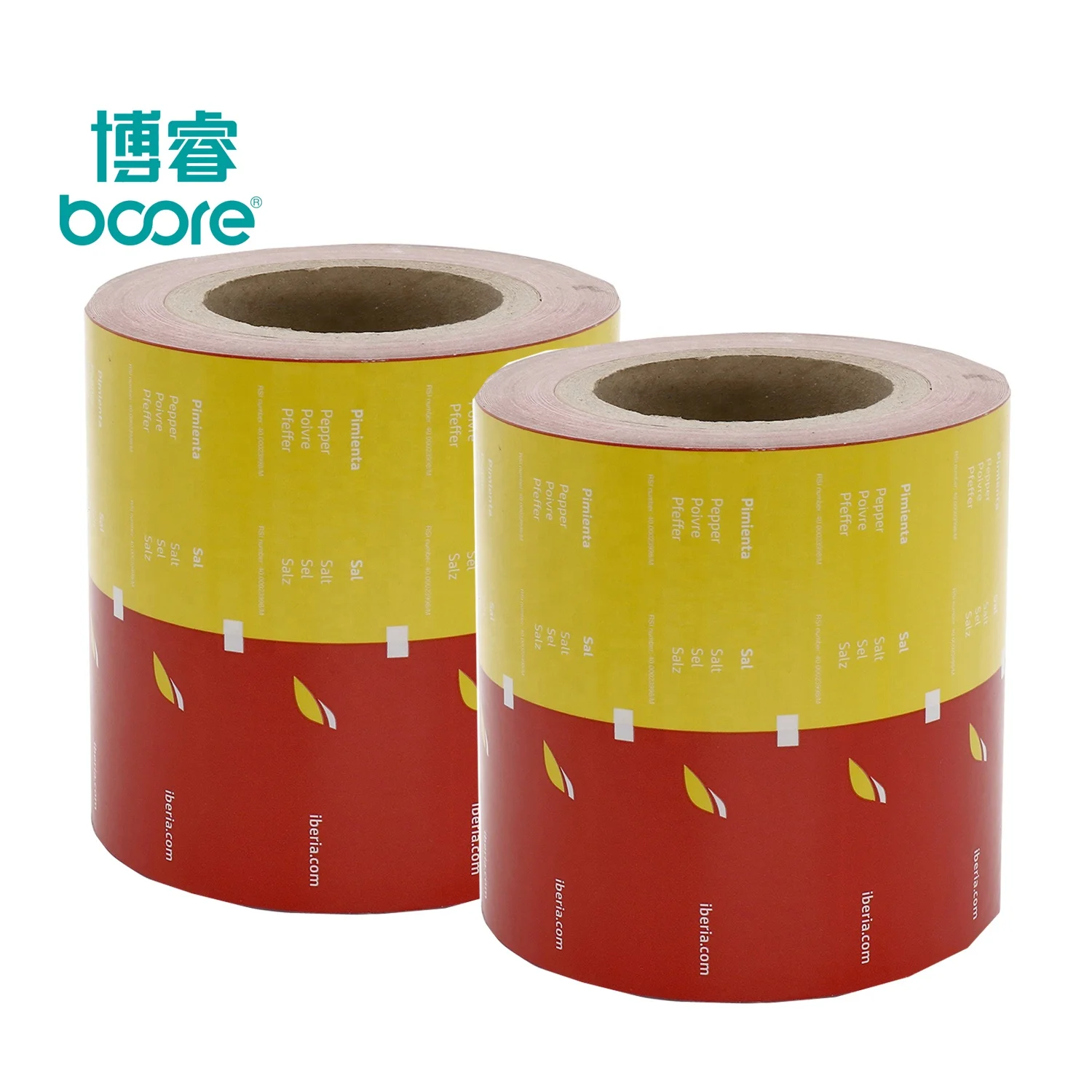 Heat sealing paper film, Food grade custom paper for sugar stick, poly coated paper roll