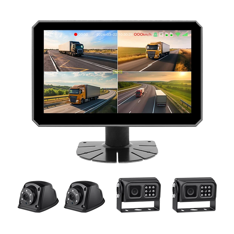 AHD1080P Car Truck Vehicle  bus Systems 4CH 4Channel Digital Video Recorder Kit SD MDVR 4G GPS WIFI Including Mobile DVR
