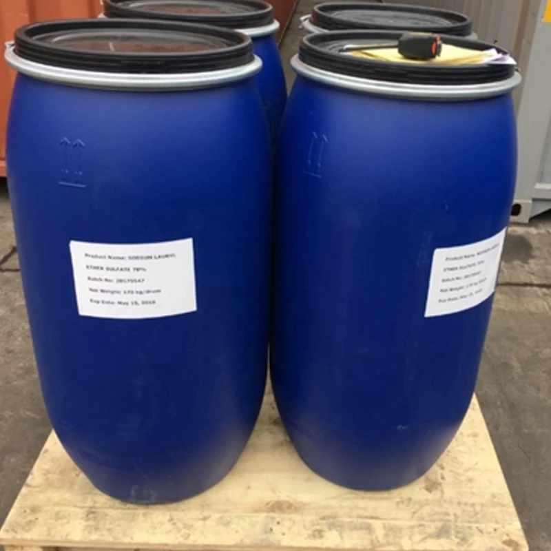 CAS 68585-34-2 sles price sles shampoo base liquid sodium lauryl ether sulphate sles 70