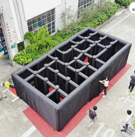 Customized Attractive Color Inflatable Corn Maze, Commercial Used Maze Game, Outdoor Playground Equipment