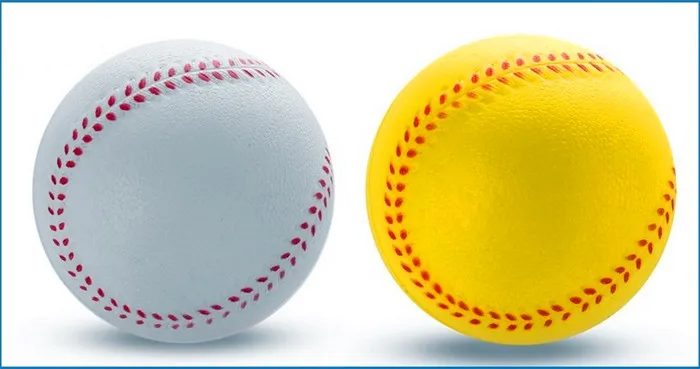 
Manufacturers PU leather baseball softball ball for training 