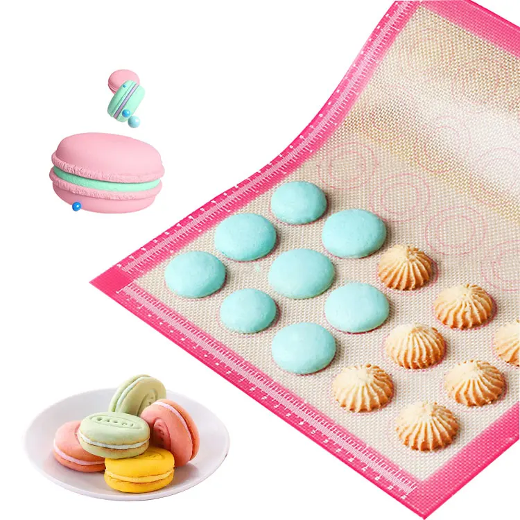 Custom Heat Resistant Fiberglass Cloth Silicone Baking Mat