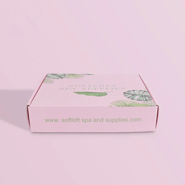 Wholesale Custom Logo Corrugated Paper Box Cute Cosmetic Shipping Box For Shampoo Packaging