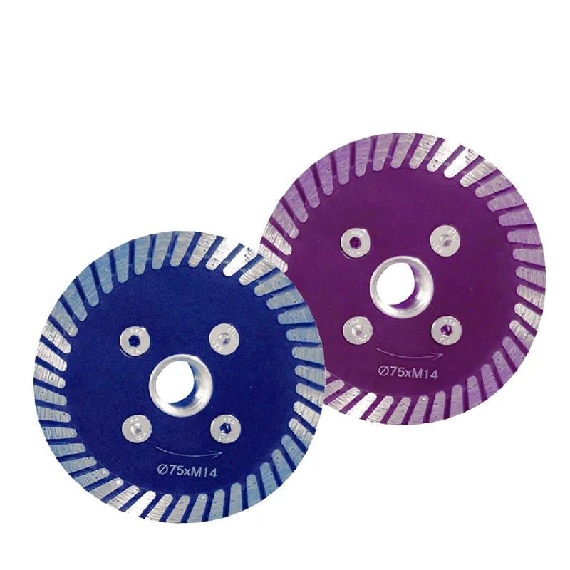 DELUN Hot Sale High-end 4 inch Diamond Silent Segment Long Life Slab Circle Cutting Disc Saw Blade For Granite Sandstone Marble